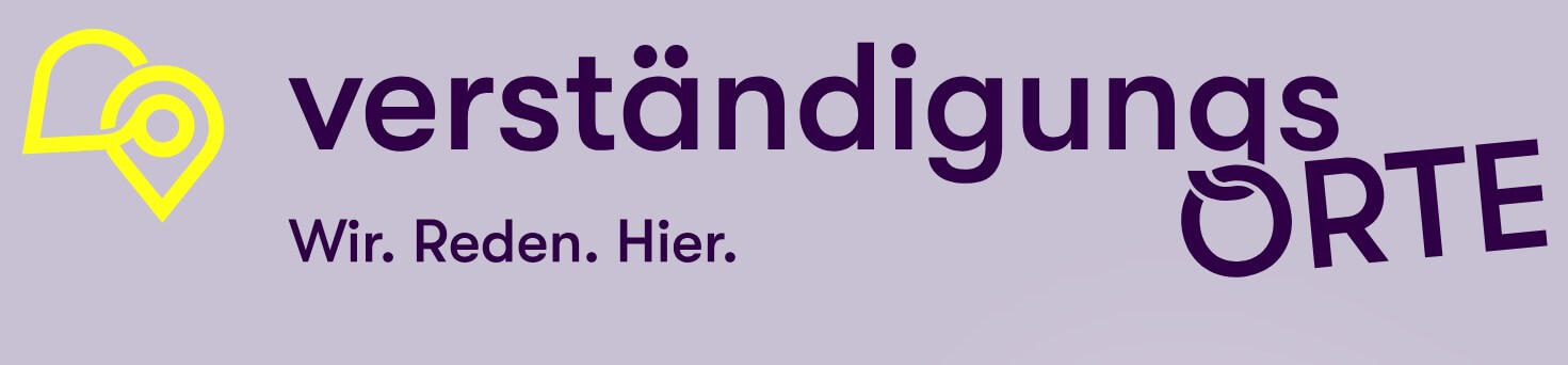 Foto: Logo der Initiative "Verständigungsorte", midi 2025