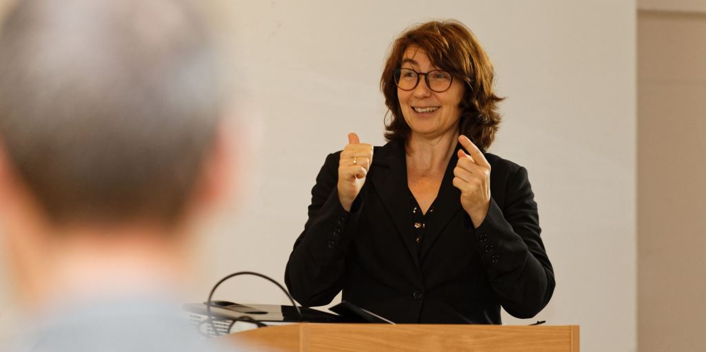 Foto: Dr. Christina Maria Bammel auf dem SCSD-Fachtag 2021