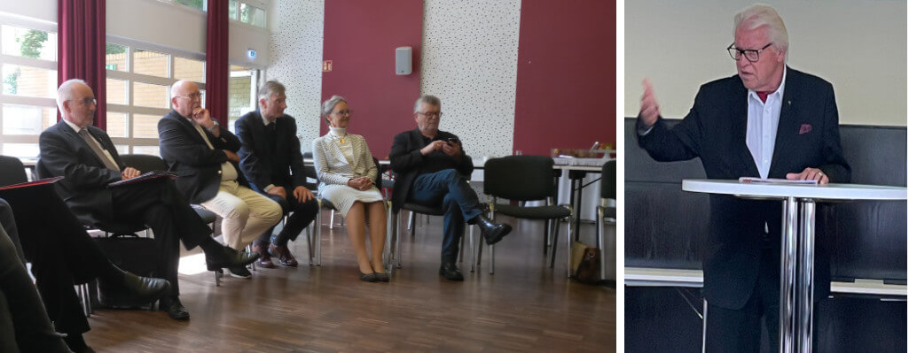 Klaus-Dieter Kottnik und Blick ins Publikum während Feierstunde 20 Jahre, 2026