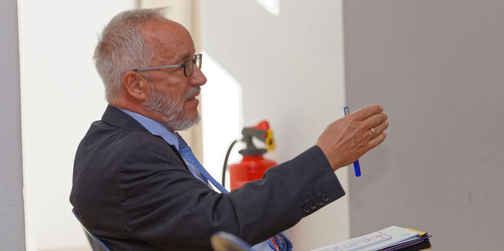 Foto: Dr. Wolfgang Teske auf dem SCSD-Fachtag 2021