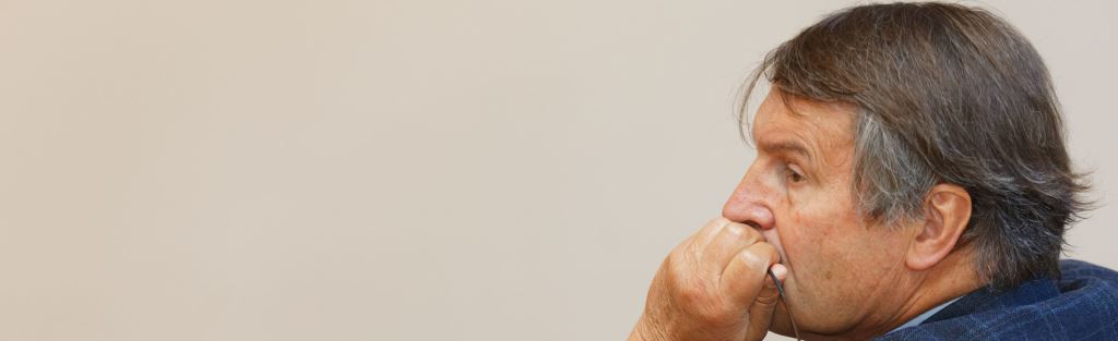 Foto: Fachtagbesucher im Seitenprofil (2021)