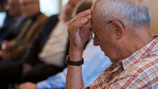 Foto: Jürgen Lenski auf dem SCSD-Fachtag Teilhabe 2018