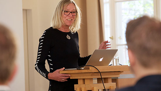 Foto: Claudia Rustige auf dem SCSD-Fachtag 2018